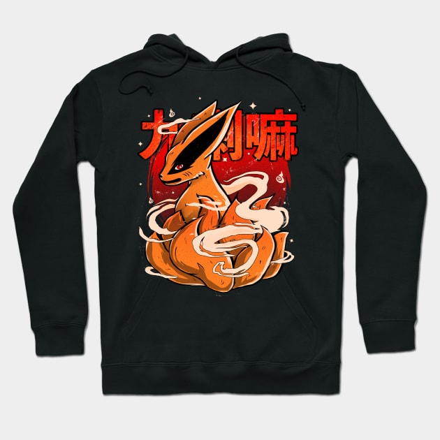 Chibi kitsune Hoodie by IlonaHibernis